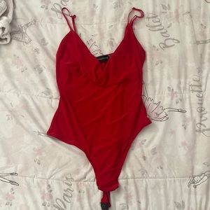 Pretty Little Things Red Bodysuit